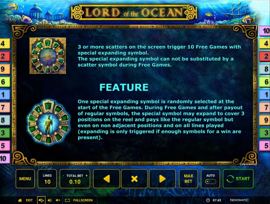 Игровой Автомат Lord Of The Ocean